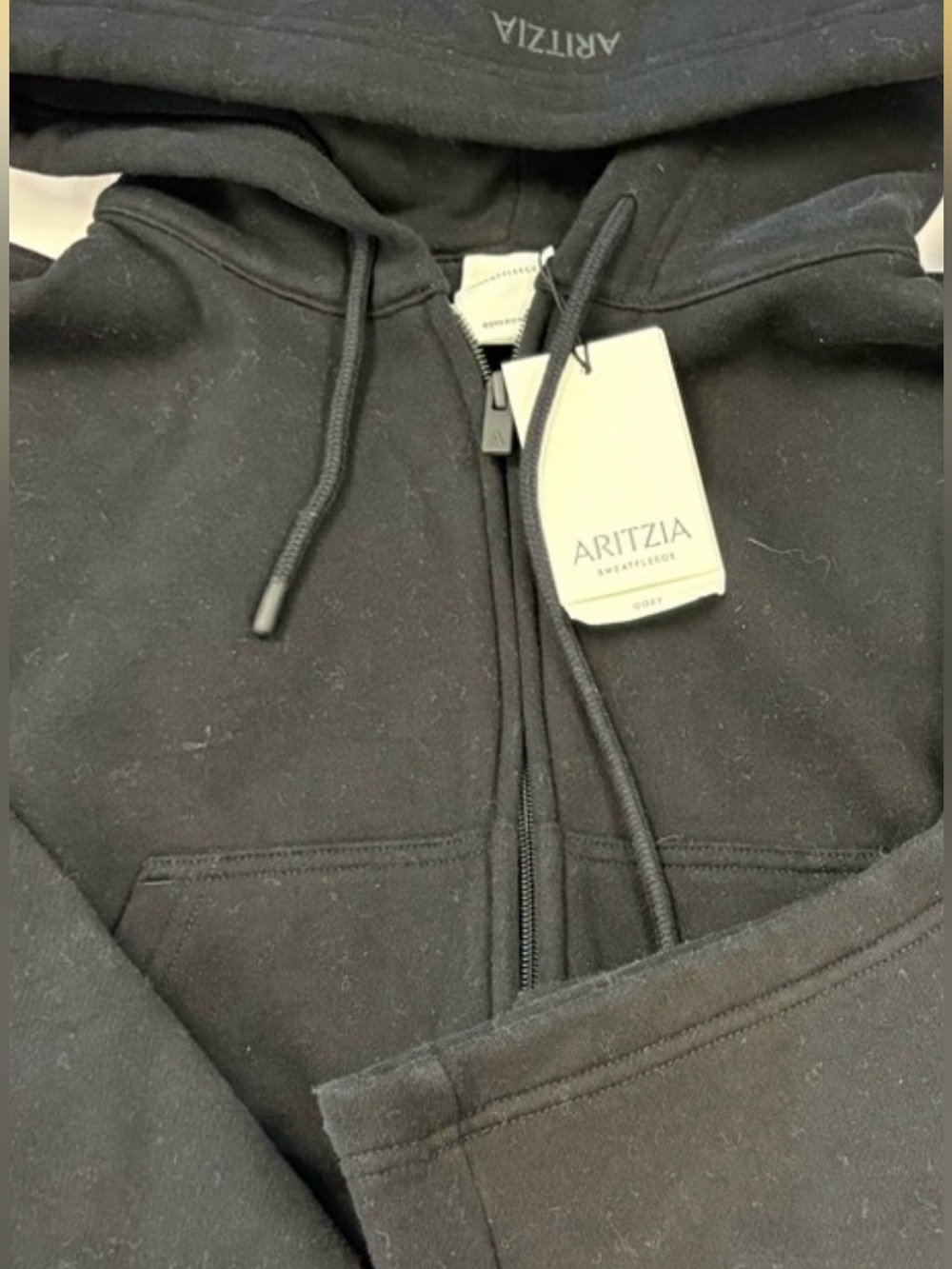 NWT aritzia boyfriend boxy zip
